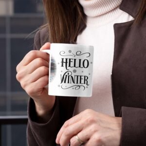 Custom Hello Winter Mug - Image 4