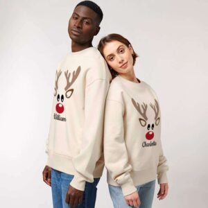 Custom Reindeer Family Jumper - Image 4