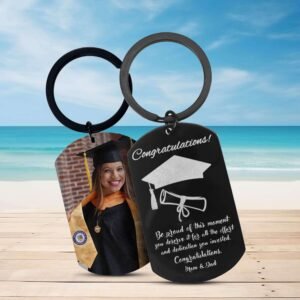 Custom Graduation Keyring Tag - Image 3