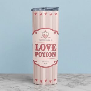 Personalised Love Potion Valentine's Tumbler - Image 4