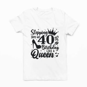Ladies 40th Birthday T-Shirts - Image 5
