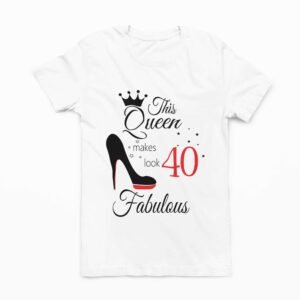 Ladies 40th Birthday T-Shirts - Image 3