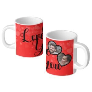 Custom Photo Hearts Mug - Image 4