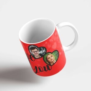 Custom Photo Hearts Mug - Image 6