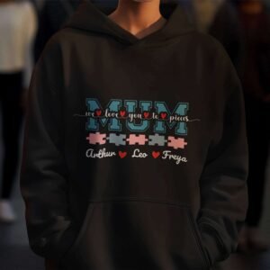 Custom Mum Hoodie with Children’s Names  - Image 4