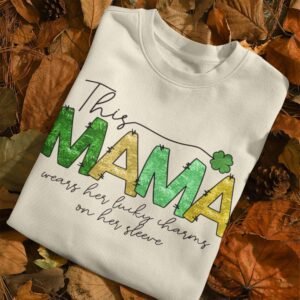 Personalised Lucky Charms Sleeve Jumper for Mom - Image 8