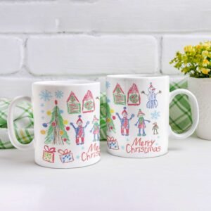 Custom Kids Drawing Ceramic Mug - Image 7