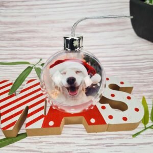 Personalised Clear Bauble Decoration - A Holiday Keepsake - Image 5