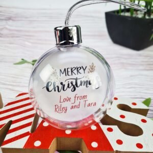 Clear Christmas Bauble - Image 5