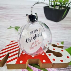 Clear Christmas Bauble - Image 3