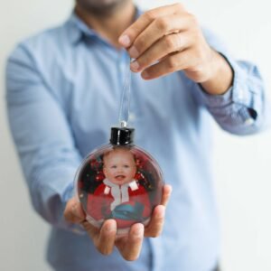 Custom Picture Printed Baubles - 6 pack - Image 3