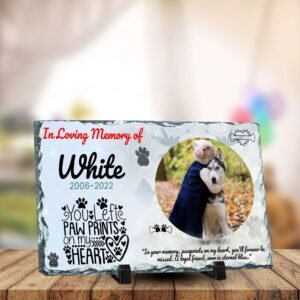 Custom Pet Memorial Photo Slate - Image 4