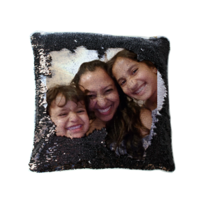 Custom Magic Sequin Cushion Cover For Mom - Image 7