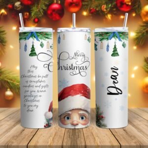 Santa & Friends Personalised Christmas Tumbler - Image 4