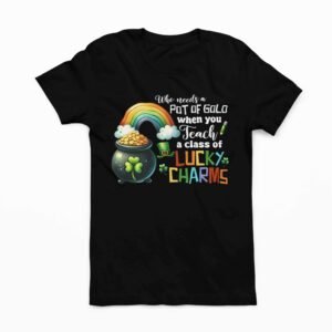 Personalised St. Patrick's Day Teacher's T-Shirts - Image 5