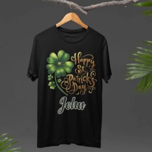 Personalised St. Patrick's Day Unisex T-Shirts - Image 8