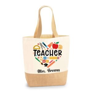 Personalised Teacher Tote Bag - Image 11