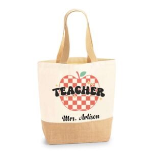 Personalised Teacher Tote Bag - Image 5