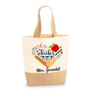 Personalised Teacher Tote Bag - Image 7