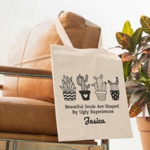 Custom Cactus Tote Bag - Image 6