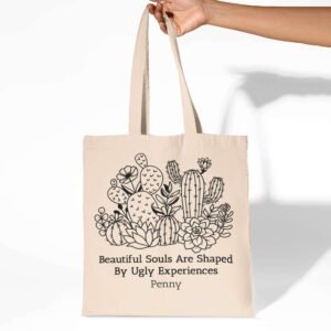 Custom Cactus Tote Bag - Image 7