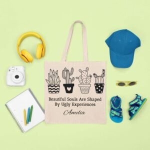 Custom Cactus Tote Bag - Image 9