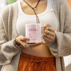 Personalised 'Love is in the Air' Valentine Mug - Image 4