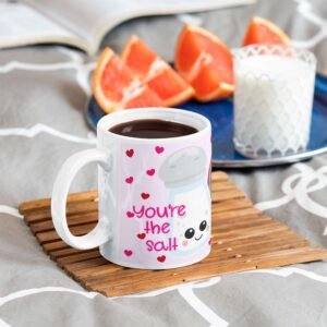 Personalised 'You are the Salt to My Pepper' Ceramic Mug - Image 6