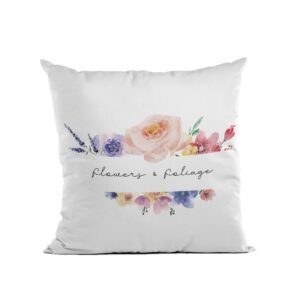 Personalize Floral Cushion Covers with Your Photo & Text - Image 4