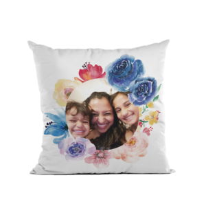 Personalize Floral Cushion Covers with Your Photo & Text - Image 5