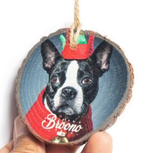 Custom Christmas Wooden Bauble - Image 3