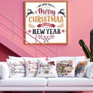 Personalised Christmas Quote Cushion Cover - Image 4