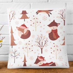 3-Pack Christmas Satin Cushion Covers - Image 5