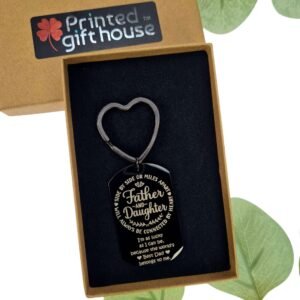 Custom Dad & Daughter Photo Keyring - Image 6