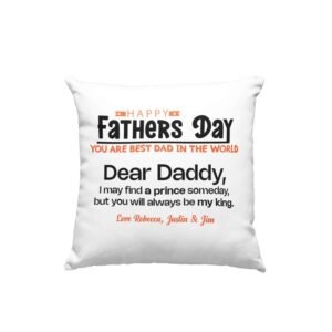 Personalised Photo Cushion Cover For Father's Day Gift - Image 3