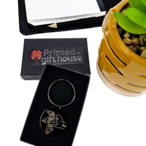 Daddy's Fist Bump: Personalised Stainless Steel Keyring - Image 7