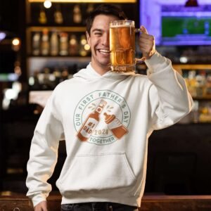 1st Father's Day 2024 Hoodie - Image 7