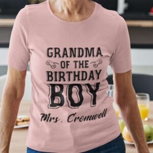 Birthday Boy's Grandma Tee - Image 7