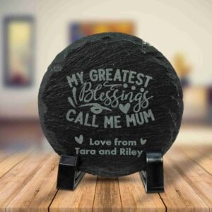 Custom Slate Coaster For Mom - Image 5