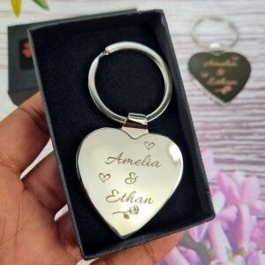 Personalised Heart Keyring - Image 5