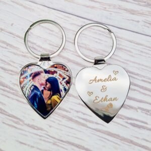 Personalised Heart Keyring - Image 7