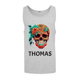 Personalised Skull Art Tank Top - Image 5