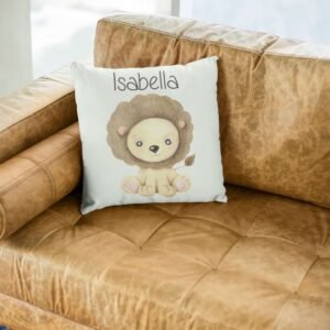 Personalised Animal Design Cushion Cover For Newest Family Member - Image 5