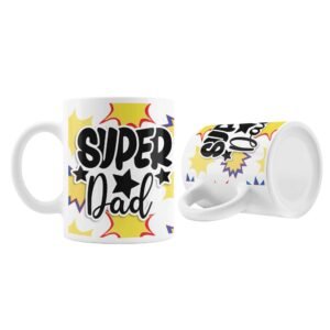 Super Dad Ceramic Mug - Image 3