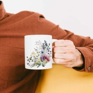 Custom Floral Mug For Mom - Image 7