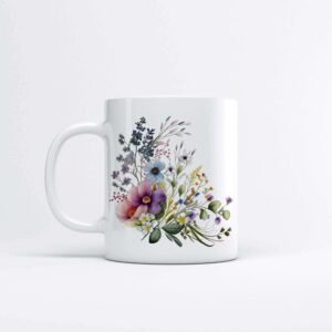 Custom Floral Mug For Mom - Image 3