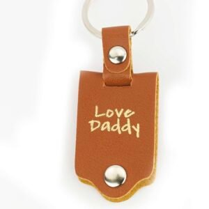 Personalised Leather Keyring for Dad - Image 7