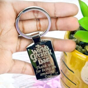 Greatest Non-Biological Dad Keyring - Image 4