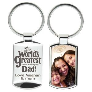 Greatest Non-Biological Dad Keyring - Image 6