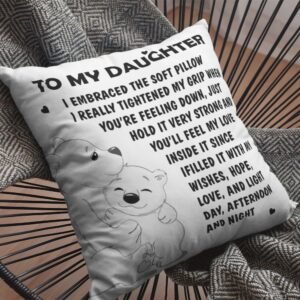 Custom Cushion Cover For Daughter - Image 4